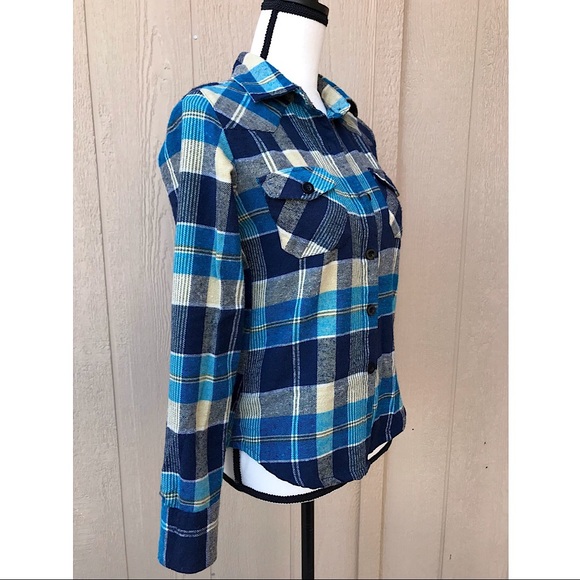 MOLOKAI🧵 Multi-Colored Plaid Flannel ~Size M - Picture 5 of 7